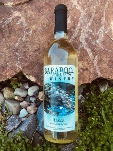 Itasca white wine Baraboo Bluff Winery