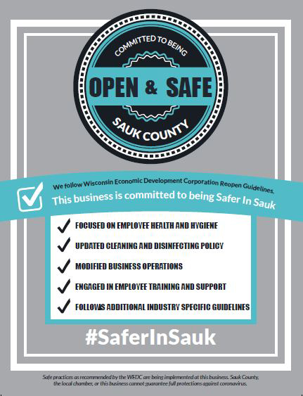 Safer In Sauk Poster