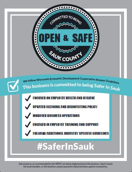 Open and Safe Sauk County