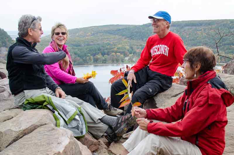 Senior Couples Devil's Lake Fall Color